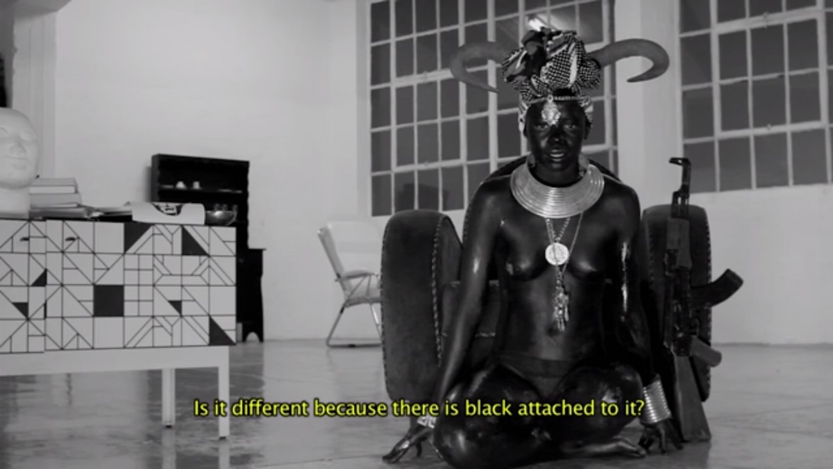 Black attached to it