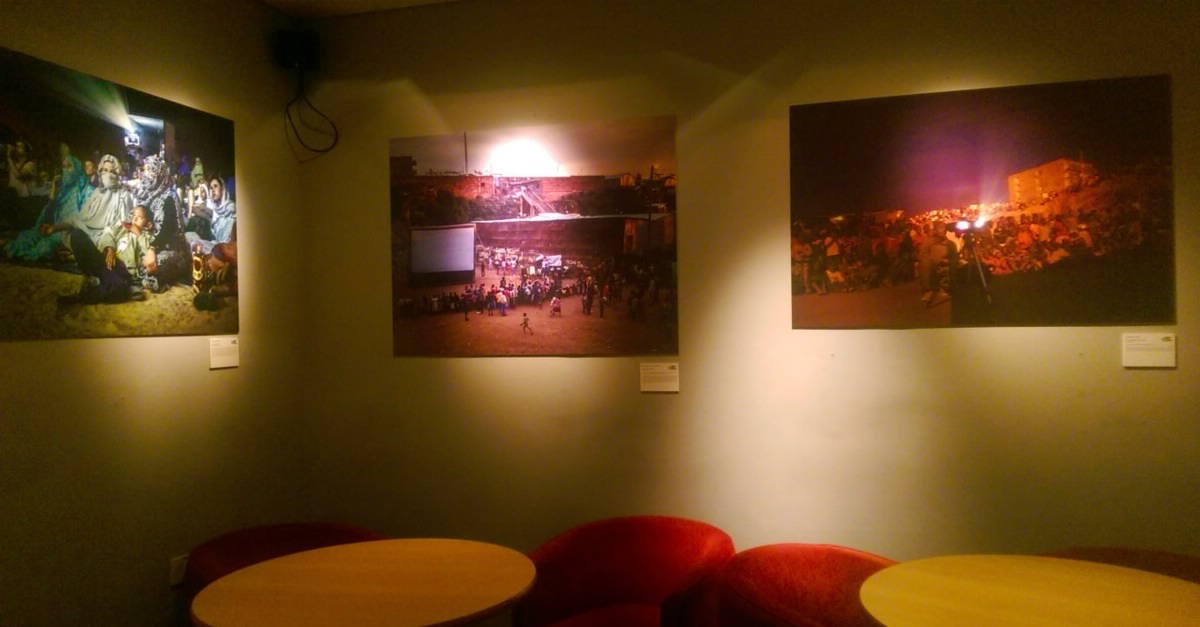 Exhibition, Ways We Watch Films in Africa, Edinburgh Filmhouse, 2015, Photo Credit: the author.