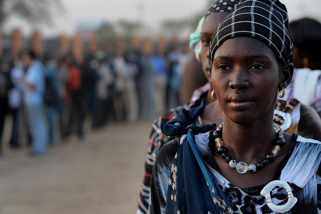 First Day of Voting in Southern Sudan Referendum
