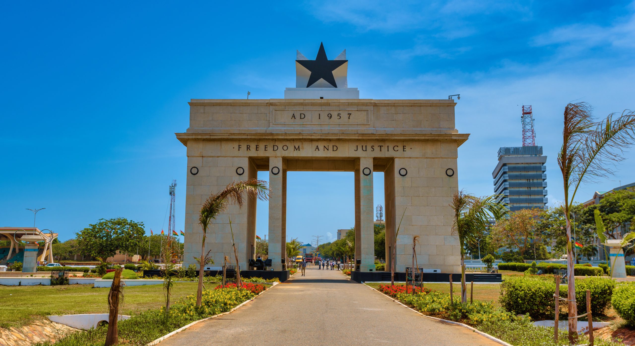 Accra,ghana/may,1,2018:,The,Monument,Of,Independence,In,The,City