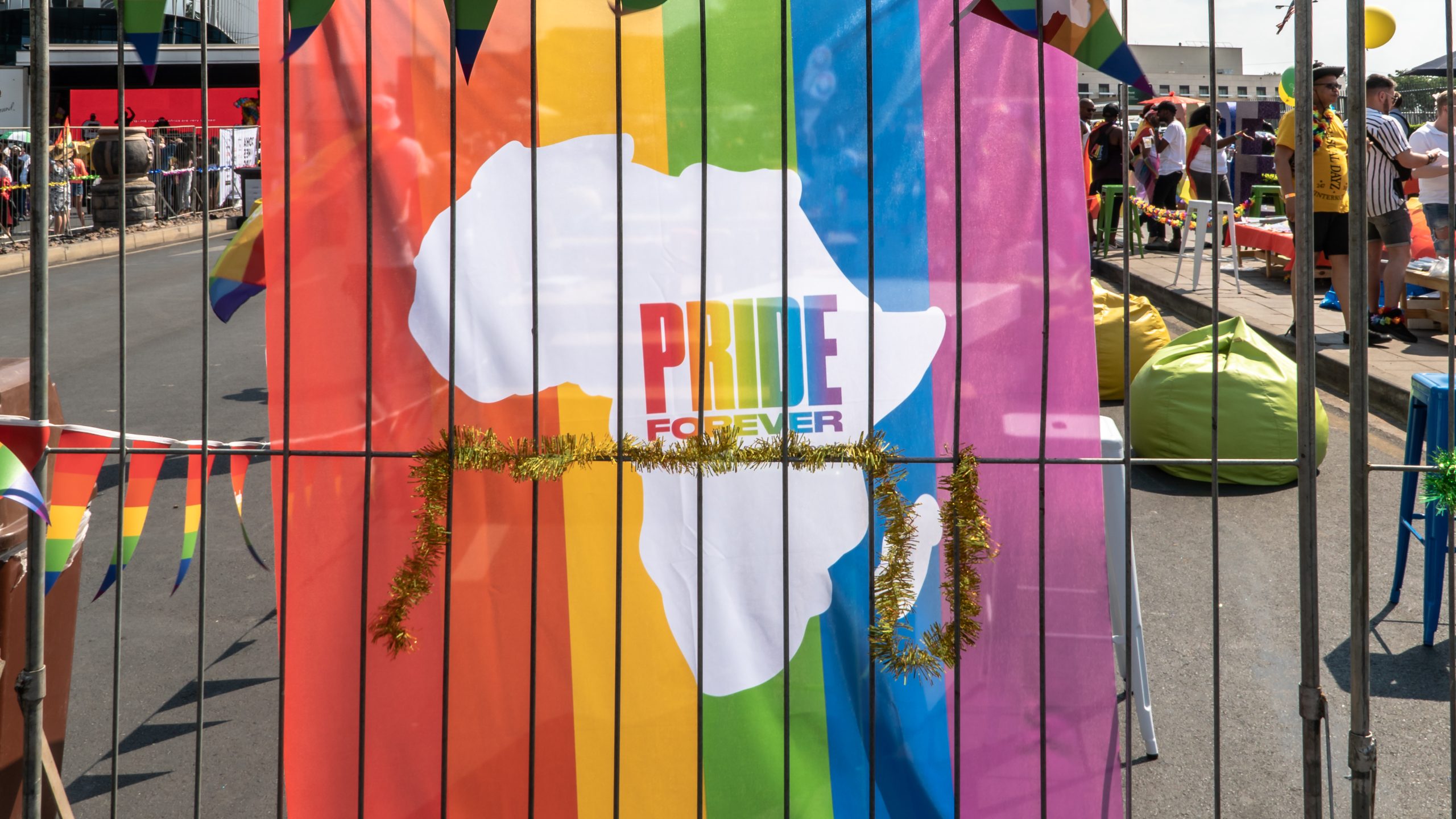 Johannesburg,,South,Africa,-,October,2019:,Pride,Africa,Banner,Displayed