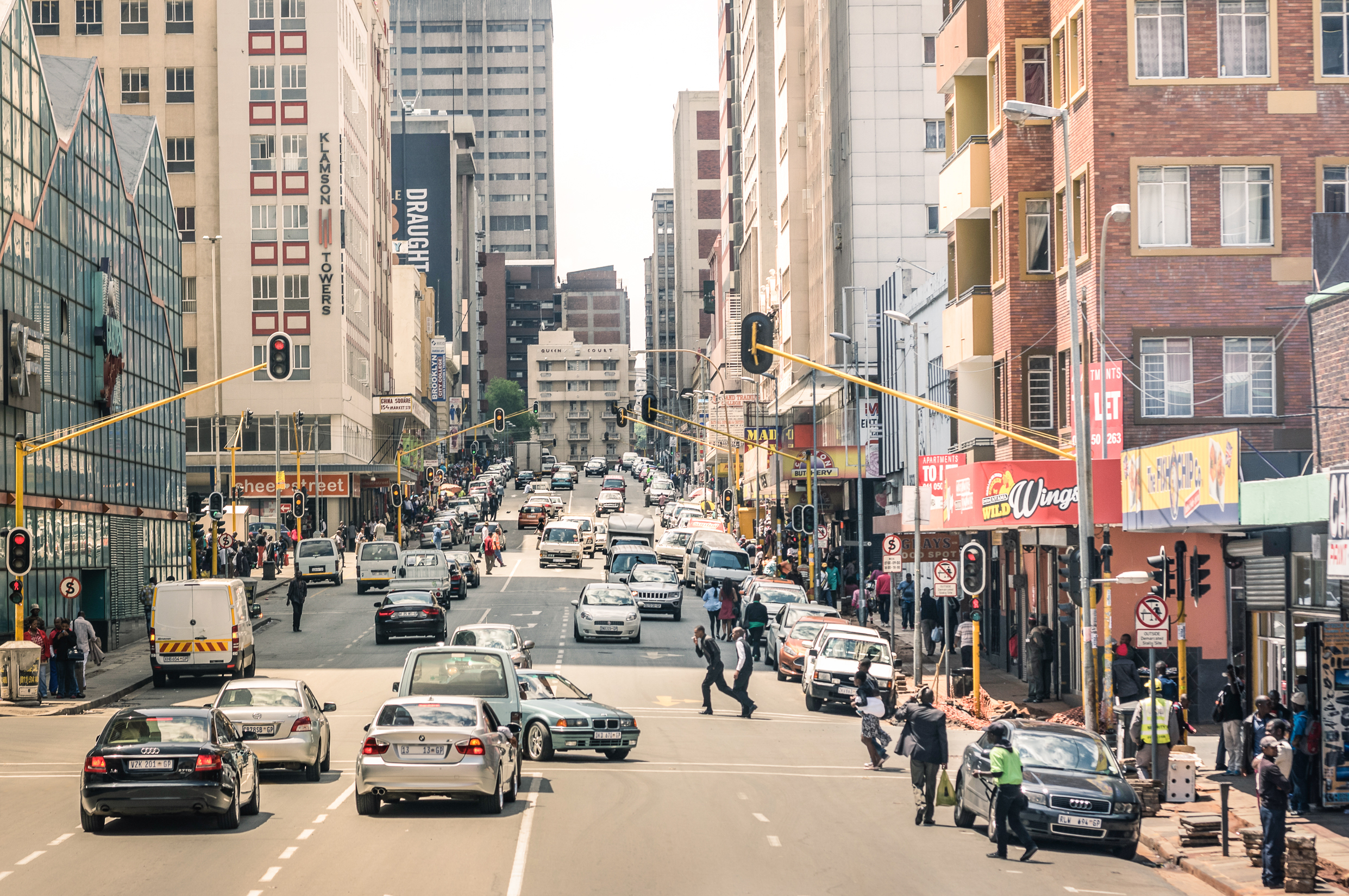 Johannesburg,,South,Africa,-,November,13,,2014:,Rush,Hour,And