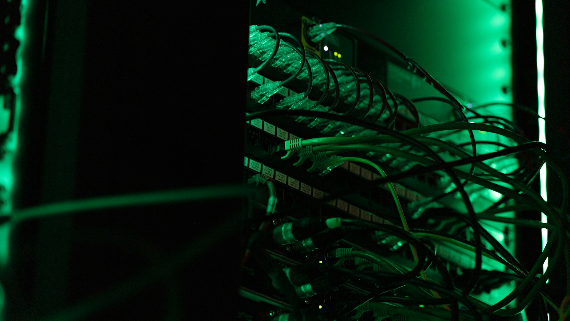 Cables in a data center